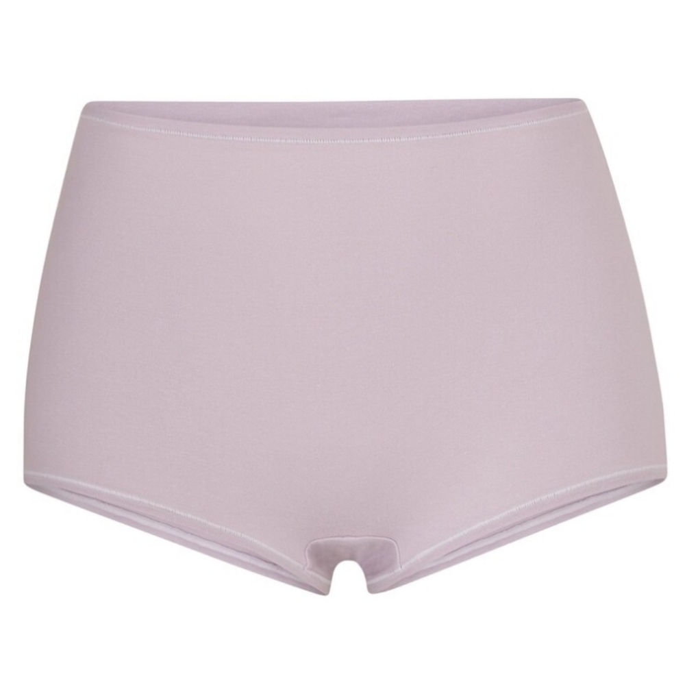 SKIMS COTTON JERSEY BOY SHORT/ XXS/ IRIS MICA/ NWT